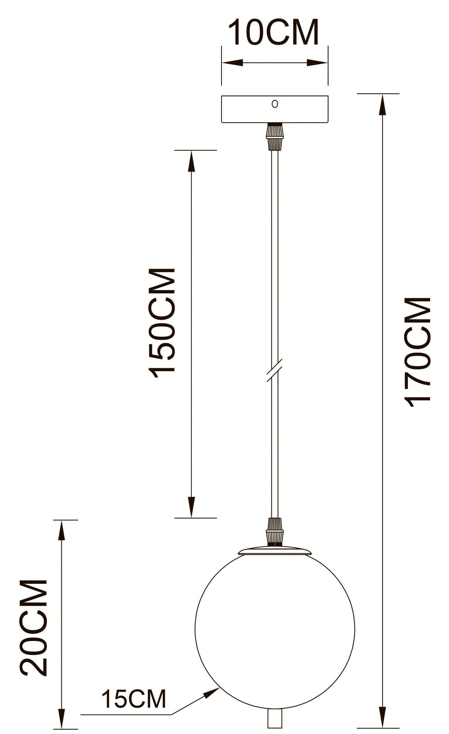 Подвесной светильник ARTE LAMP FREDDIE A2231SP-1PB