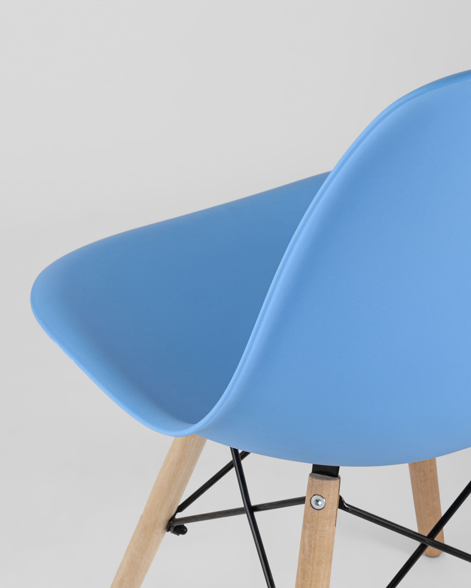 Комплект стульев Eames Style DSW голубой x4 шт