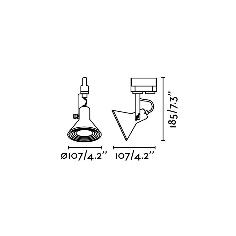 Трековый светильник CUP белый Faro 40594