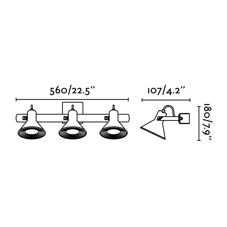 Бра CUP 3 матовый никель Faro 40587