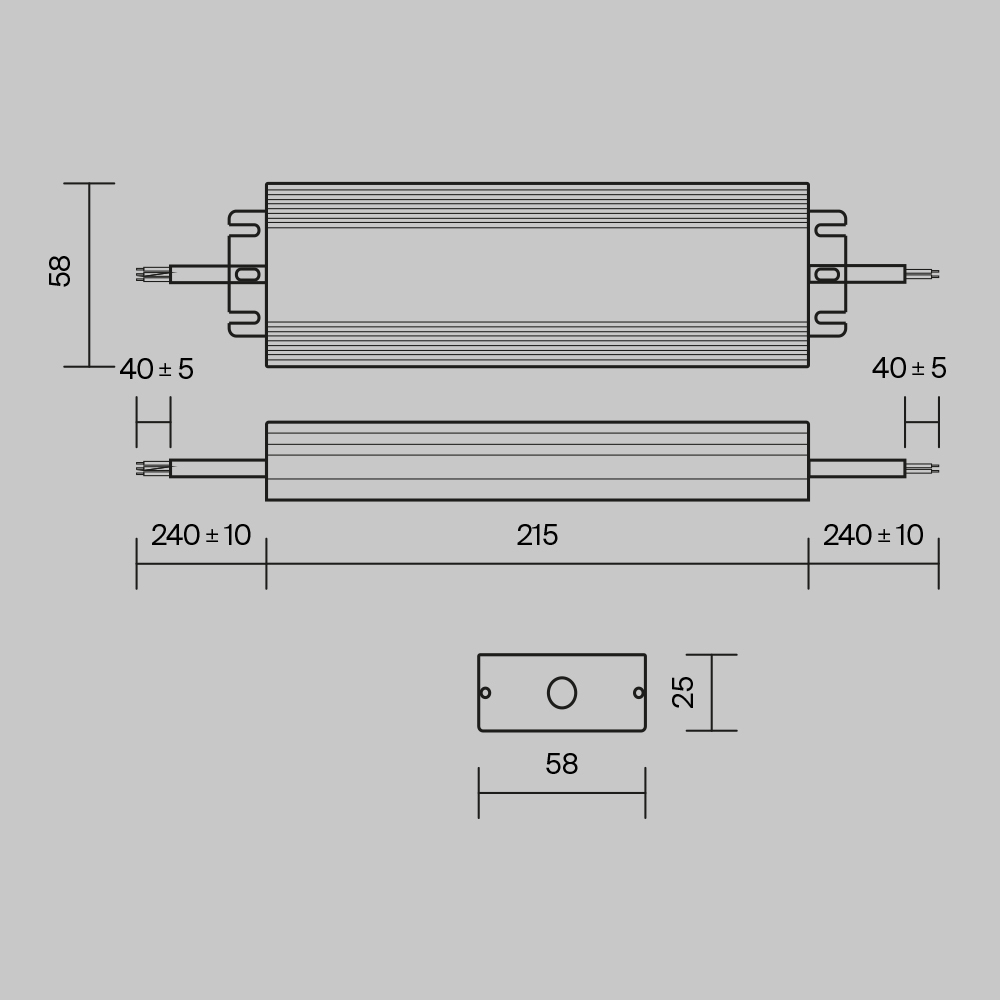 Блок питания Maytoni Power Supply Magnetic PSL008-100W-48V-IP67