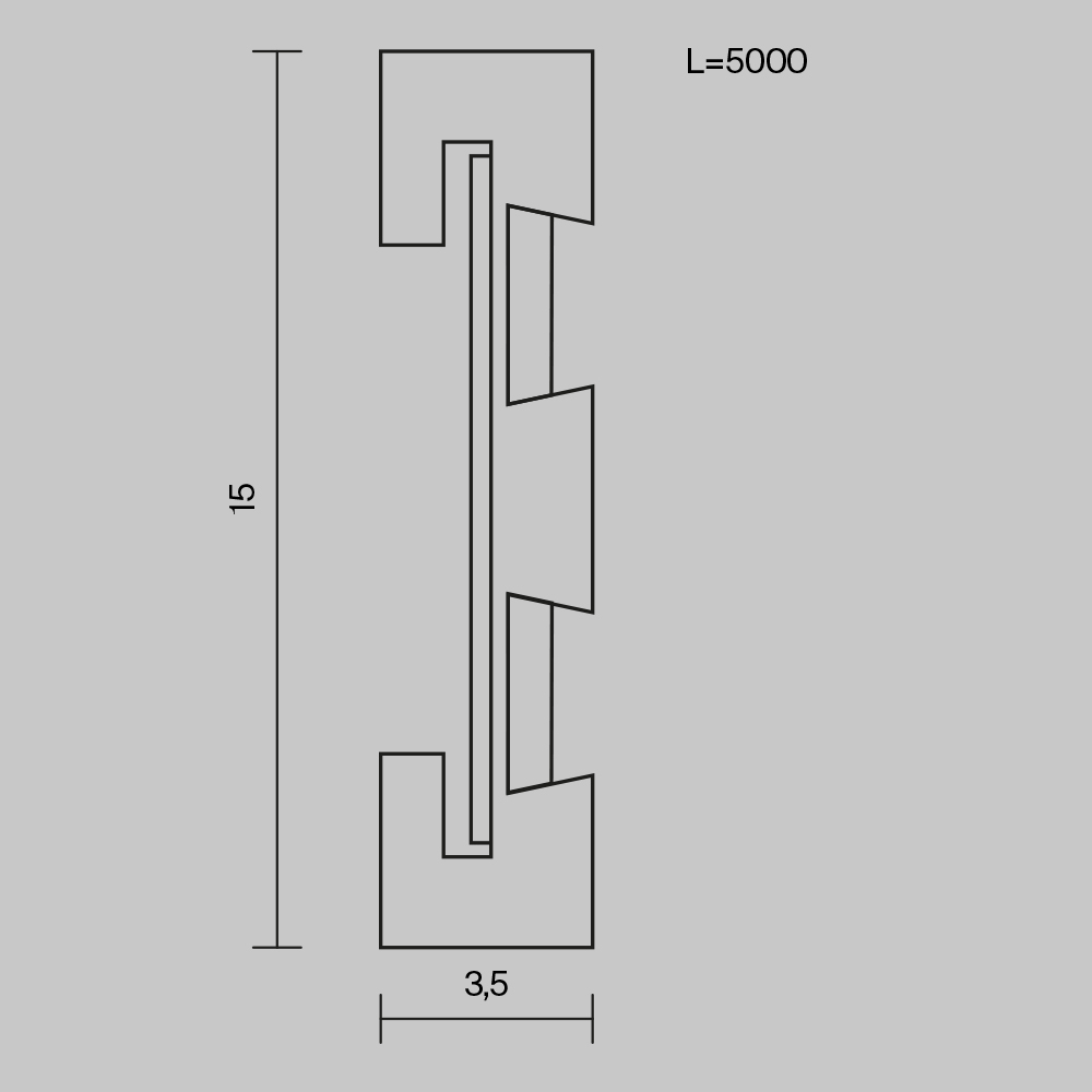 Шинопровод Maytoni Busbar trunkings Flexity TRX200-115B