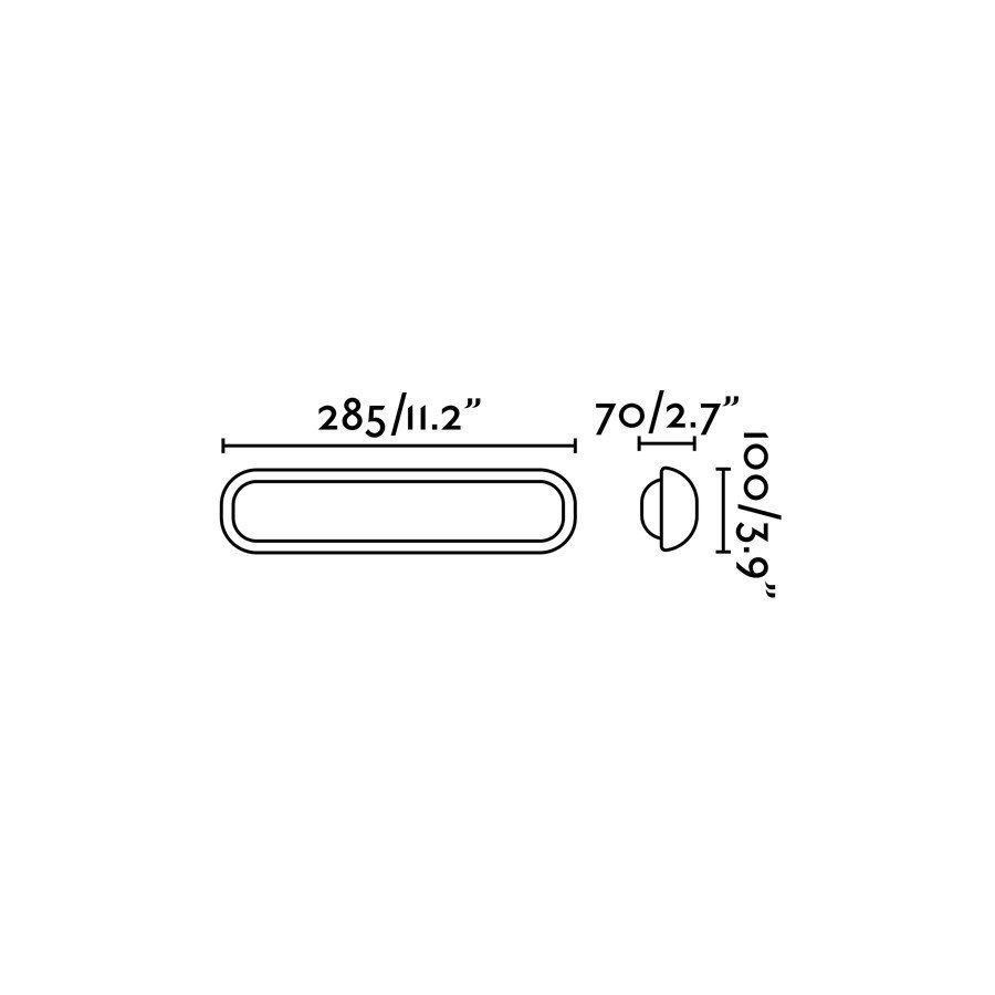 Уличный настенный светильник TONE Faro серый 71539