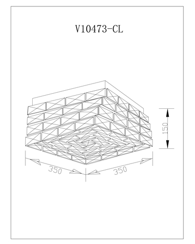 Накладная люстра Moderli Venice V10473-CL