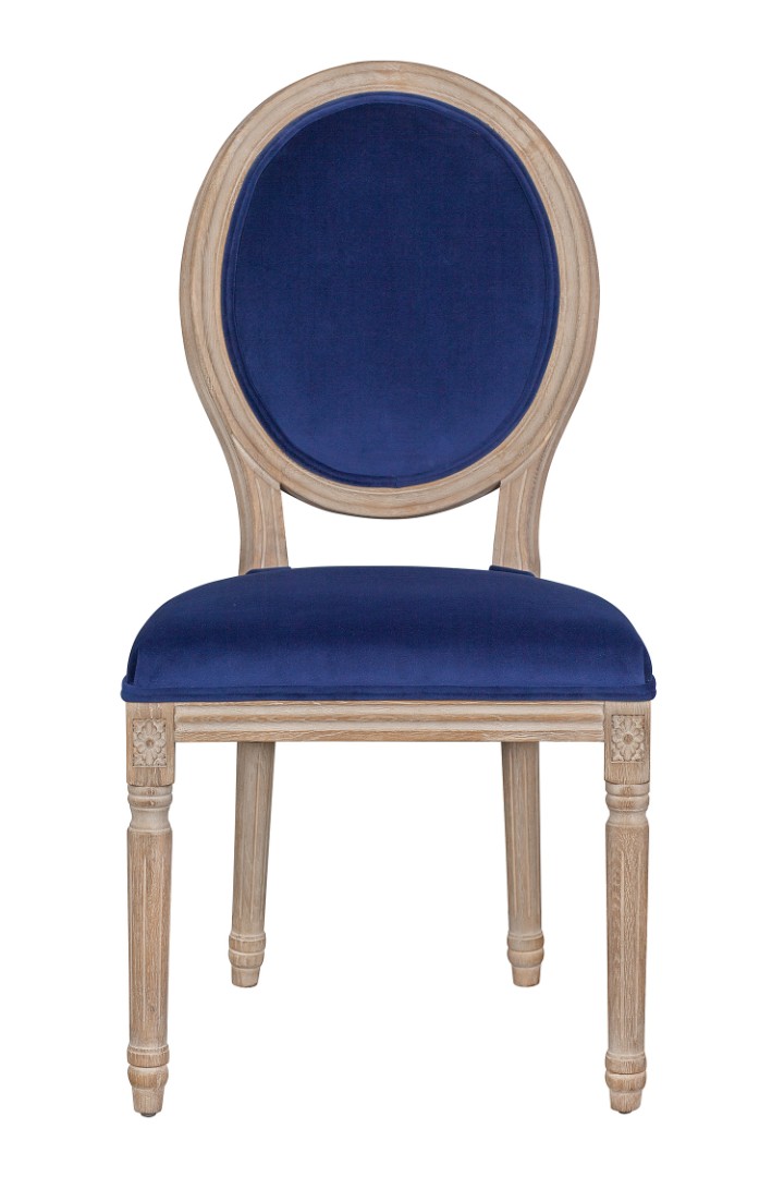 Стул Volker Oak Blue Синий