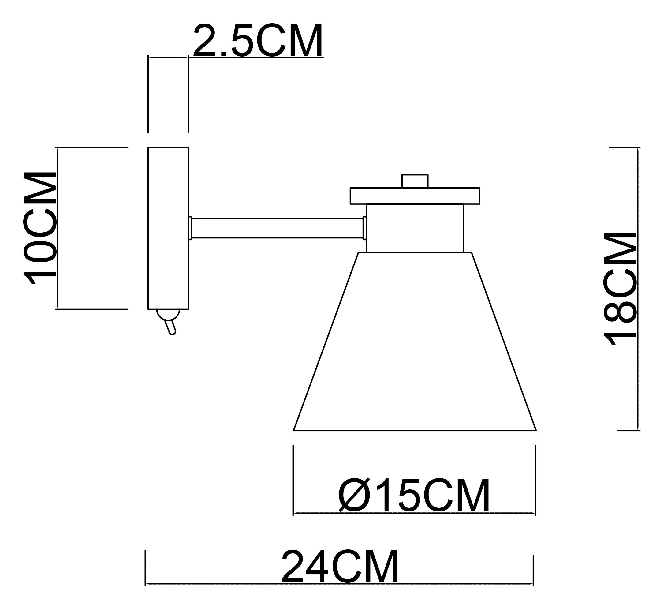 Бра Arte Lamp TYLER A1031AP-1WH