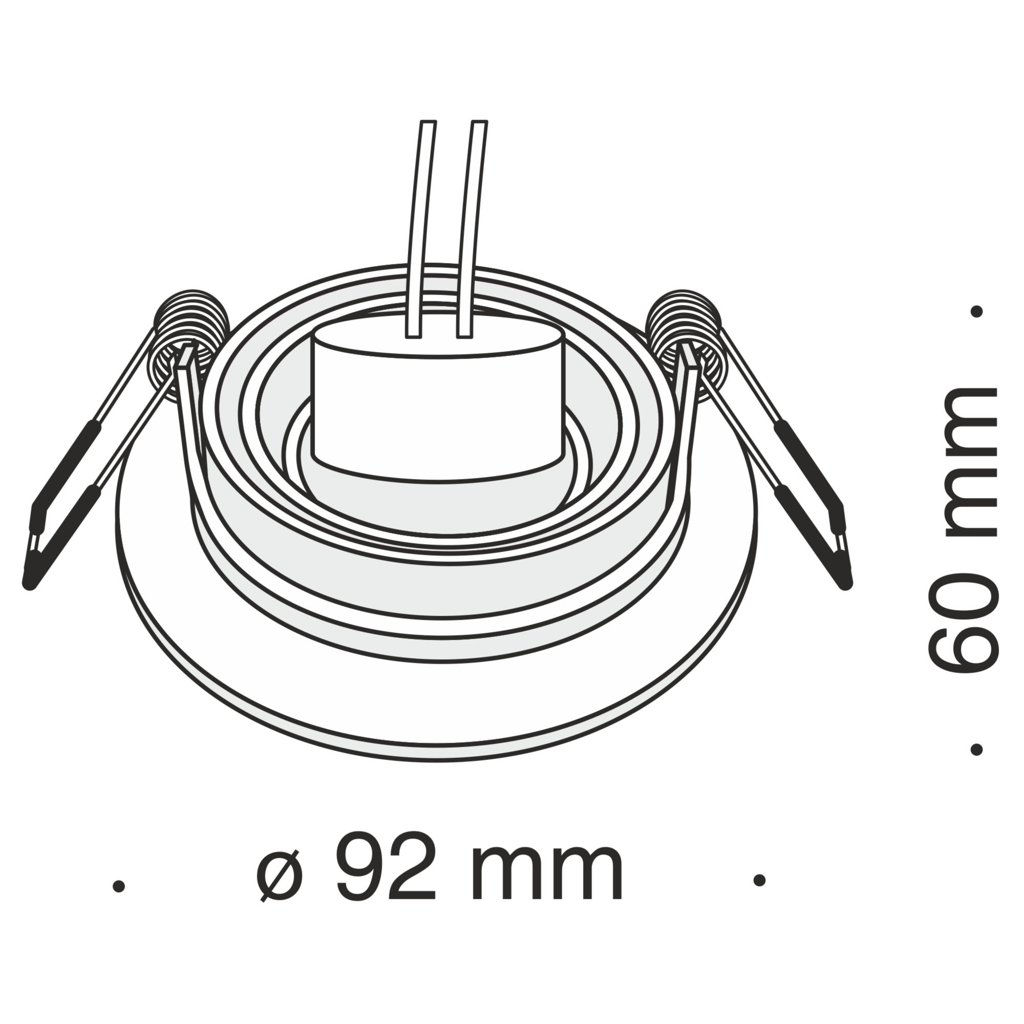 Точечный встраиваемый светильник Maytoni Technical Atom DL023-2-01S