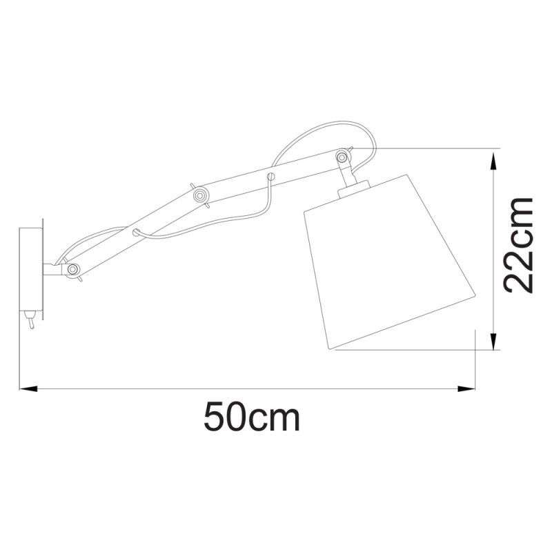 Бра настенное ARTE Lamp PINOCCIO A5700AP-1WH