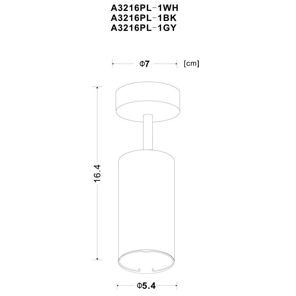 Точечный накладной светильник Arte Lamp AQUARIUS A3216PL-1GY