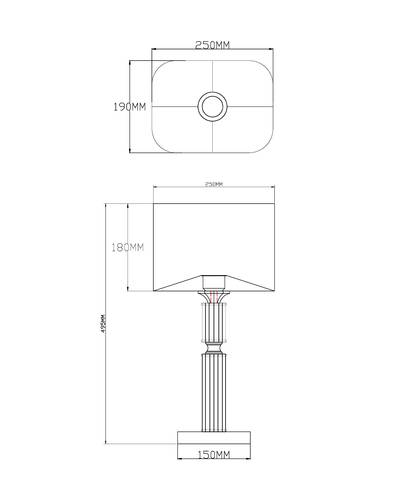 Лампа настольная Moderli V2621-1T Katar