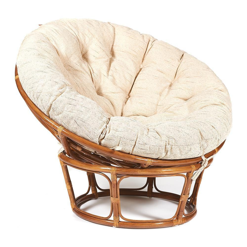 Кресло-качалка PAPASAN 23/01 W с подушкой орех ткань старт