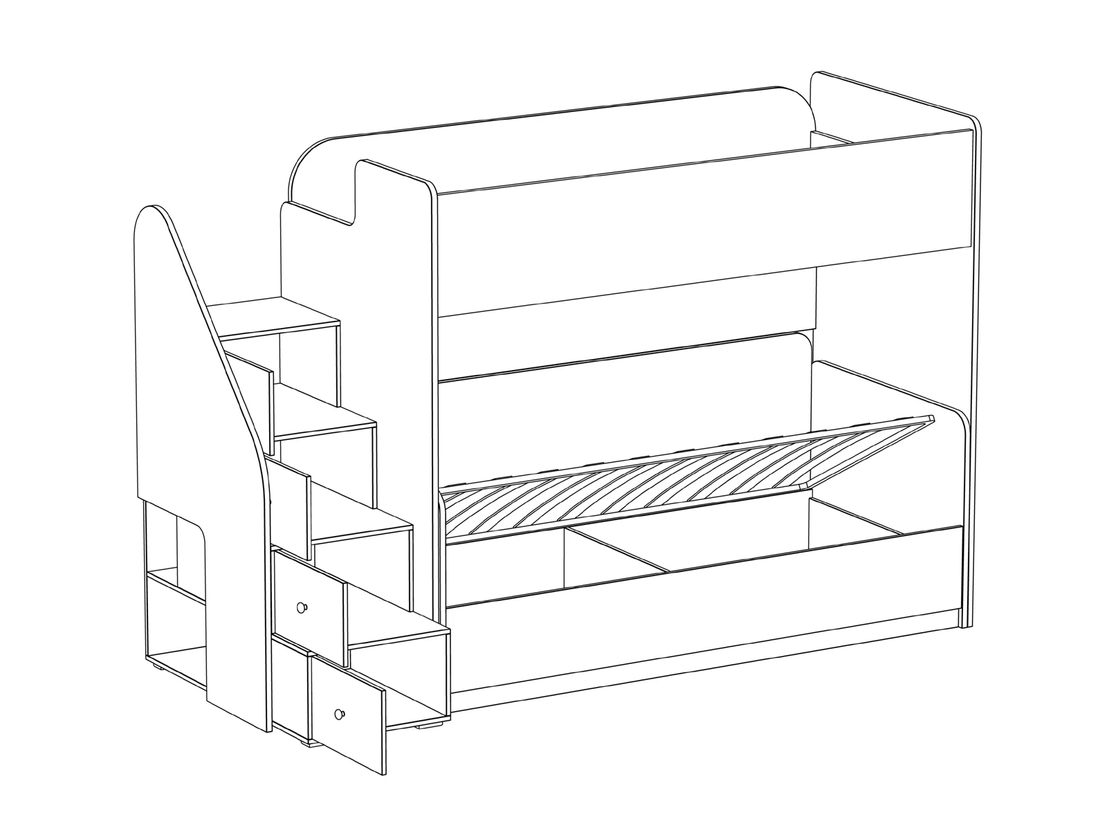 Двухъярусная кровать композиция Play 3 853097