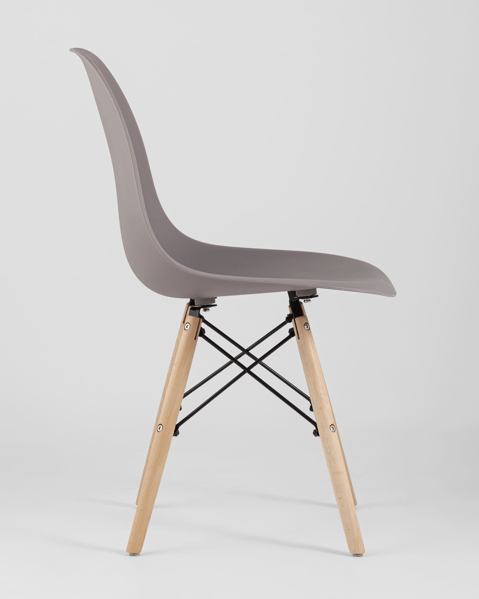 Комплект стульев Eames Style DSW темно-серый x4