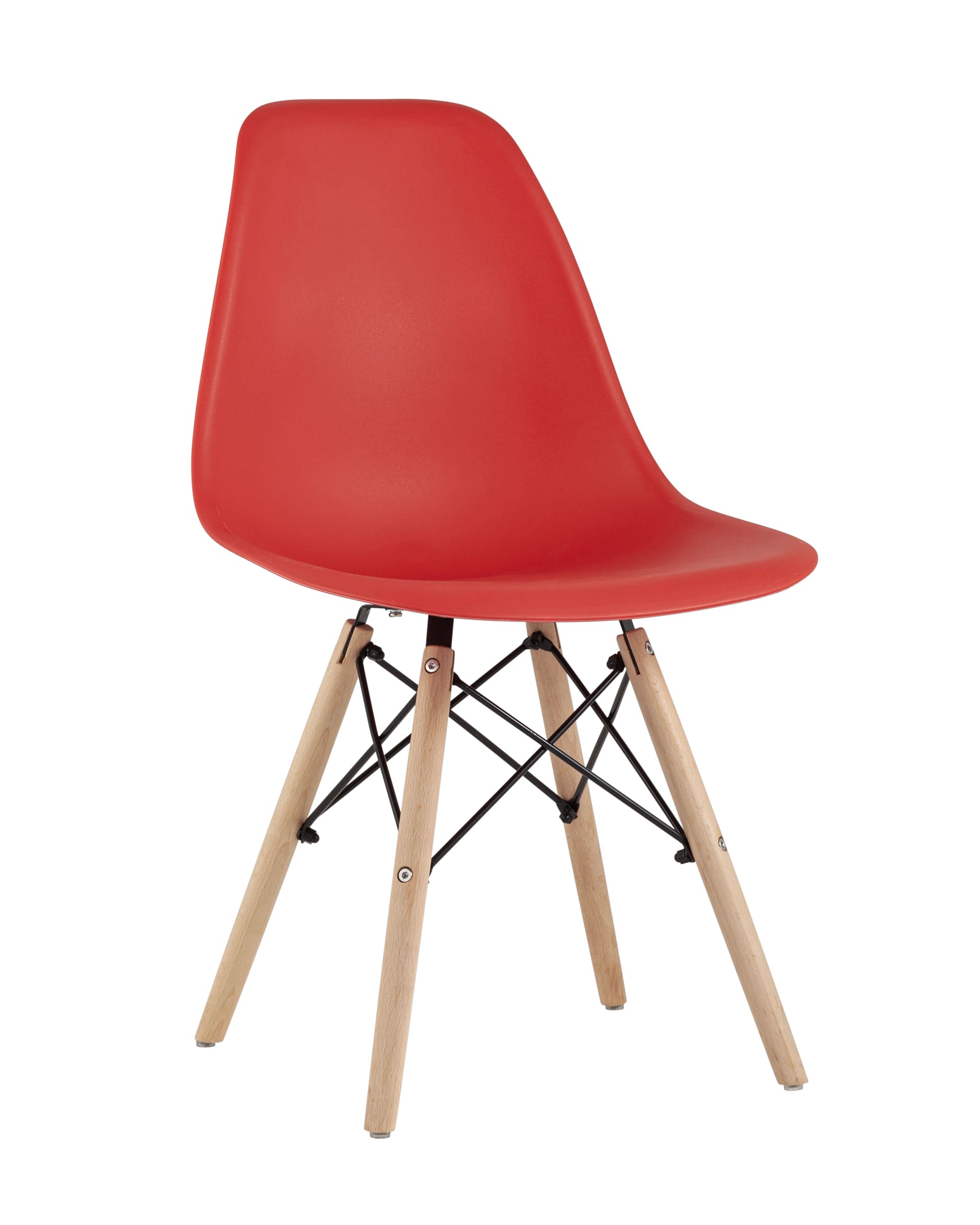 Комплект стульев Eames Style DSW красный x4 шт