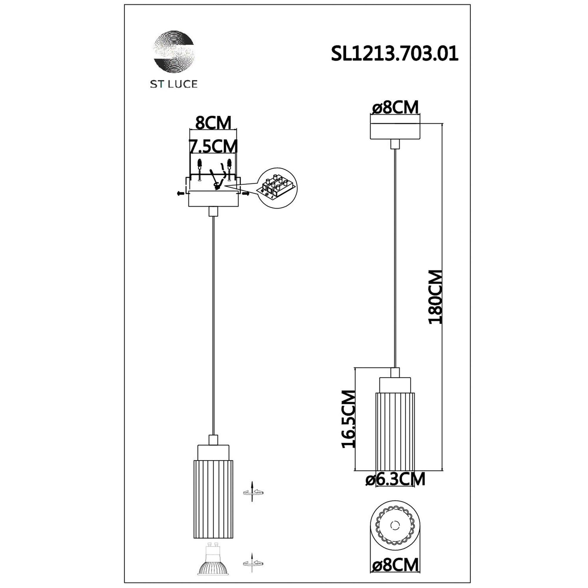 Подвесной светильник ST LUCE KENDO SL1213.703.01