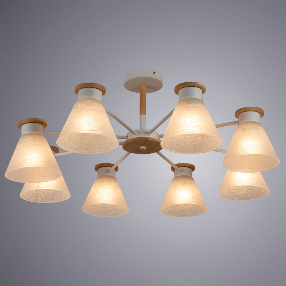 Люстра на штанге Arte Lamp TYLER A1031PL-8WH