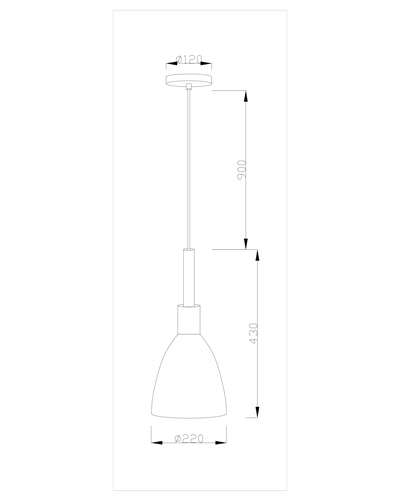 Подвесной светильник Moderli Toni V1281-1P