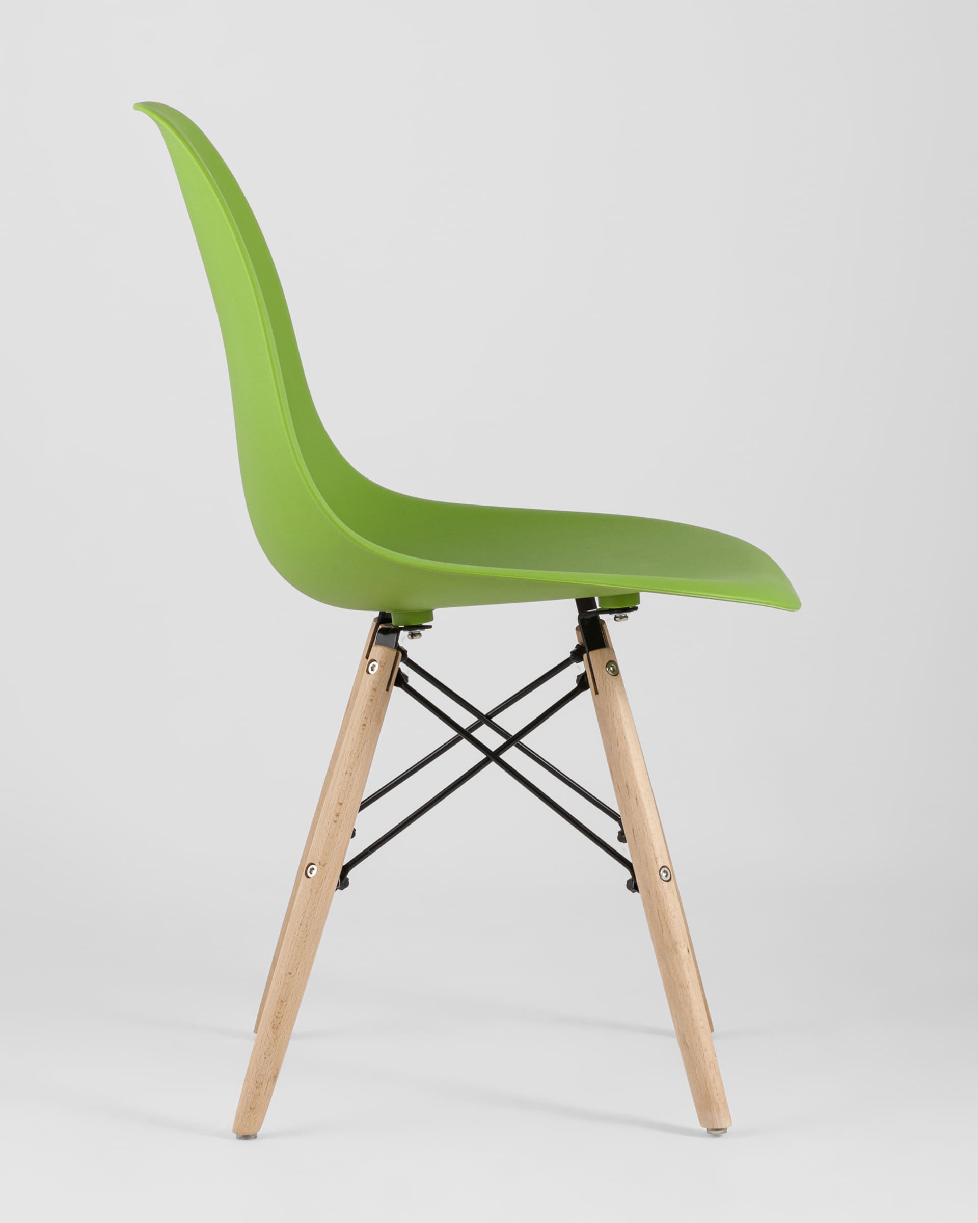 Комплект стульев Eames Style DSW зеленый x4 шт