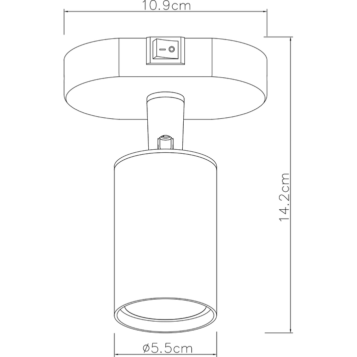 Спот настенный ARTE LAMP AQUARIUS A3226AP-1WH