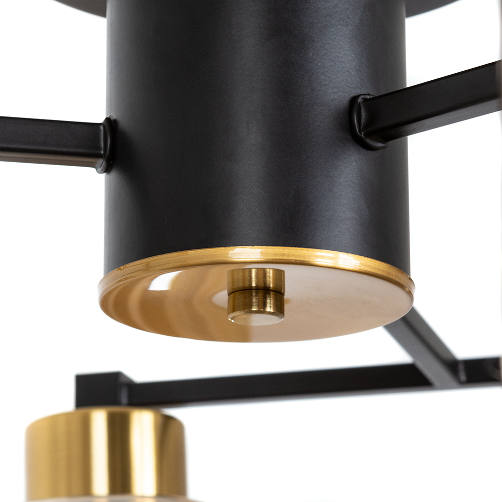 Накладная люстра ARTE LAMP LEO A7027PL-8BK