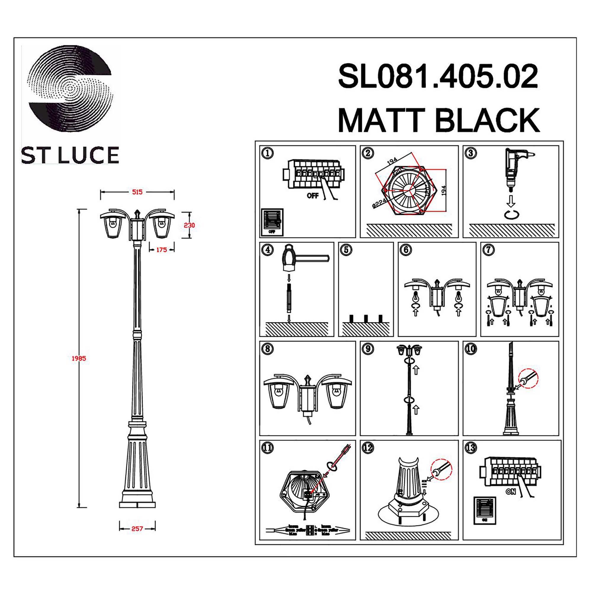 Уличный столб ST LUCE SIVINO SL081.405.02