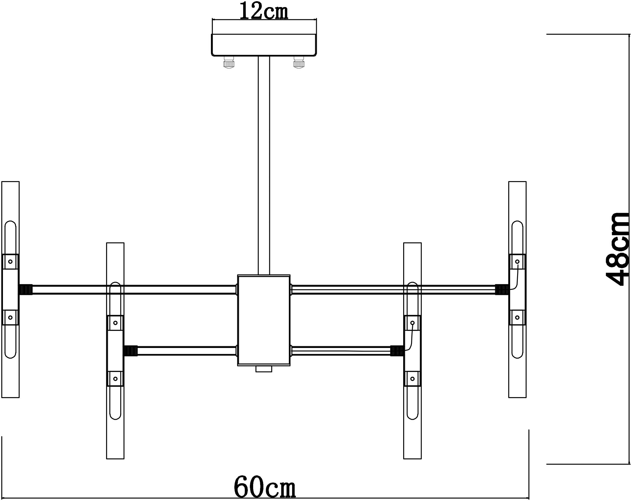 Люстра на штанге Arte Lamp RAMONA A7410PL-24CC