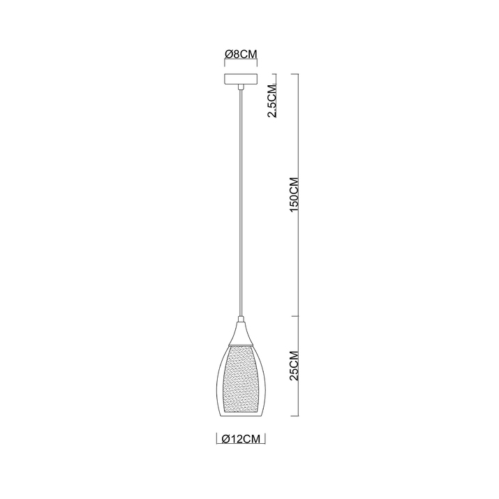 Подвесной светильник ARTE LAMP BARRY A7951SP-1BK