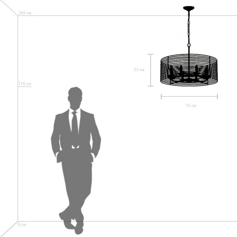 Подвесная люстра Lightstar Zeta 728083