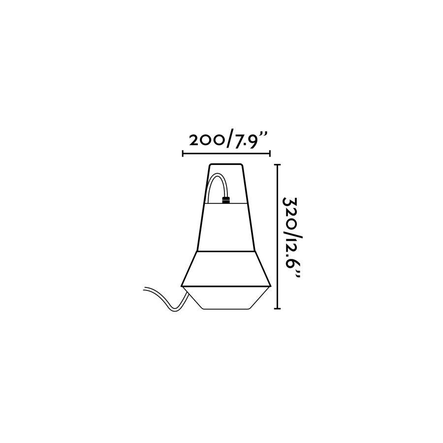 Светильник настольный CAT Faro белый 71563