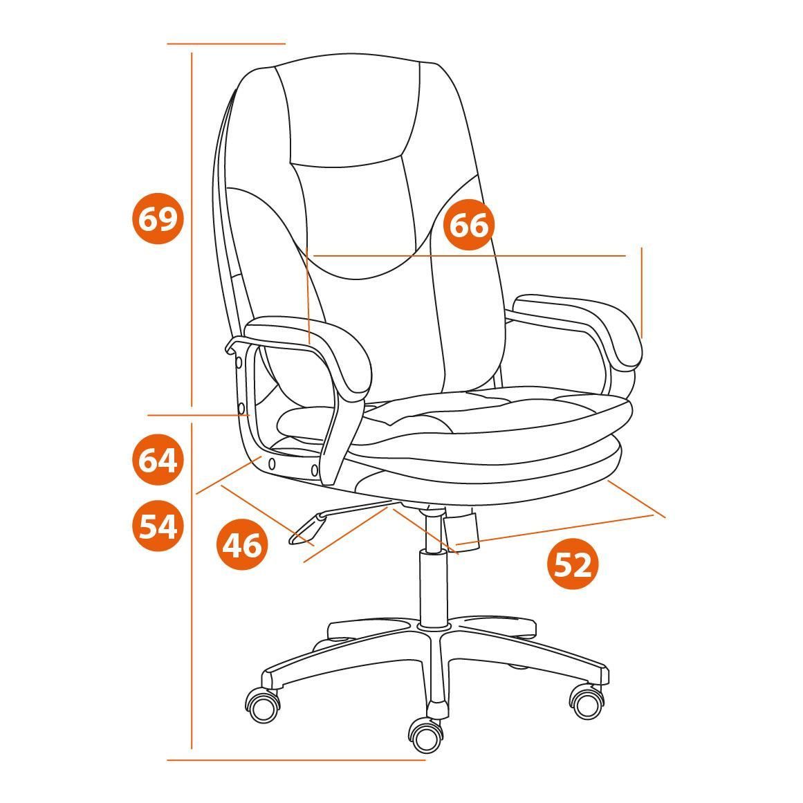 Кресло COMFORT LT (22) ткань черный