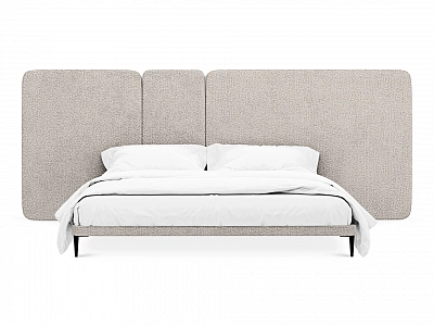 Кровать OgogoHome Licata 961638 бежевый