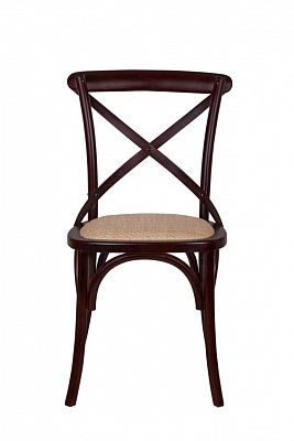 Стул Cross Back Chocolate Коричневый