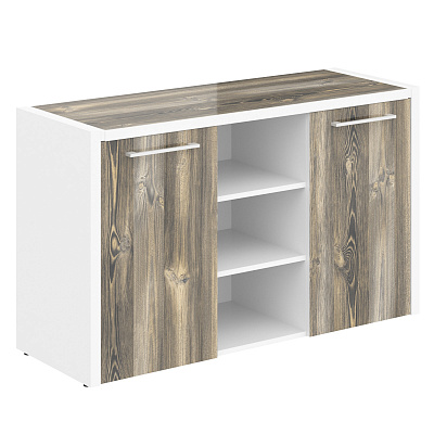 Тумба с фригобаром Skyland МОРРИС (MORRIS) MTF 140 Дуб Базель / Белый