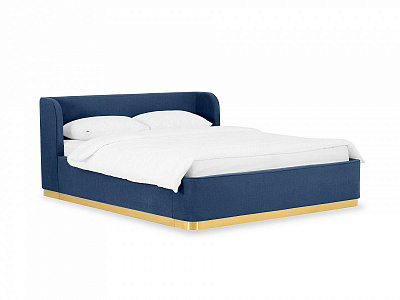 Кровать 160х200 с подъемным механизмом OgogoHome Vibe синий 748487