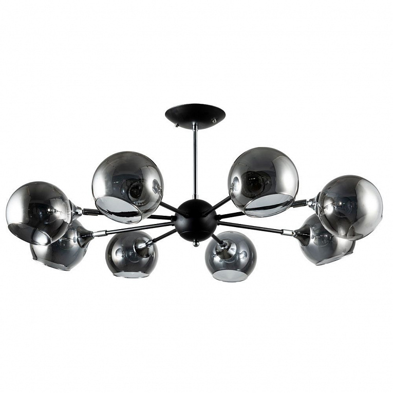 Люстра на штанге Arte Lamp LAGOS A2708PL-8BK