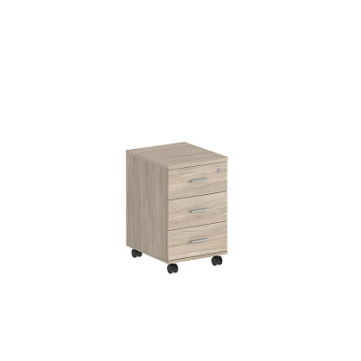 Тумба мобильная NORDEN Сигма с 3 ящиками / с замком (404х460х619) SG.611.OL.OL