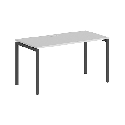 Офисный стол Norden Сигма 1200х800 (м/к 40х40) SG.207.WH.44.AN Белый снег / Антрацит